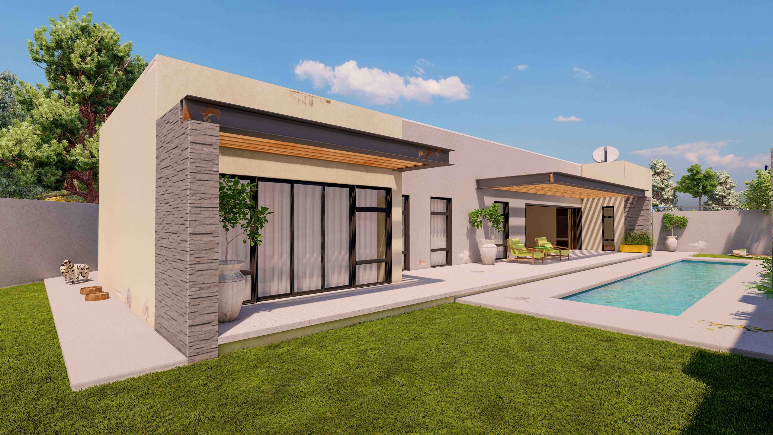 New family home in Midvaal Eye of Africa designed by Studio 51Ten