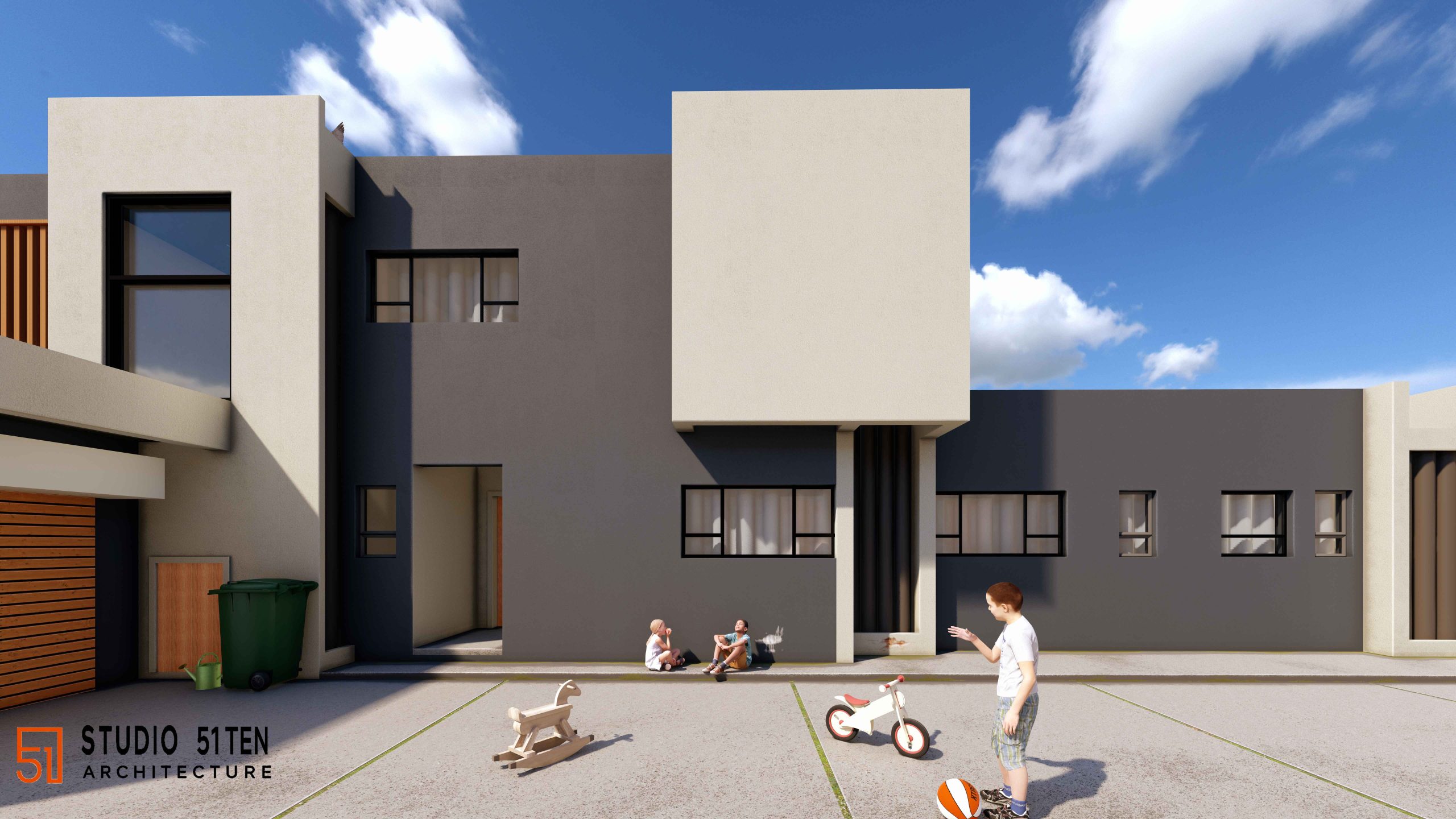 Modern residential facade design in Vereeniging by Studio 51Ten